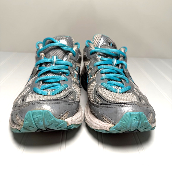 Brooks Women’s Ravenna 2 Running Shoes Size 8 Grey Teal Cross Training Athletic - Picture 3 of 8